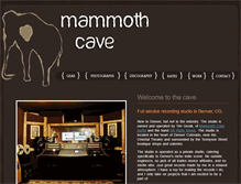 Tablet Screenshot of mammothcavestudio.com